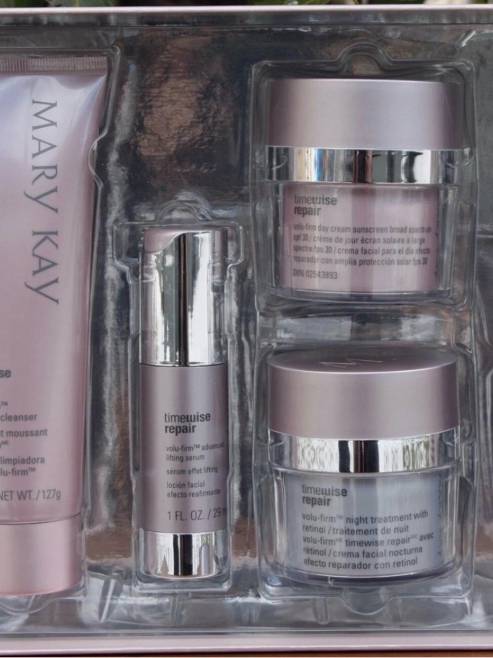 Mary Kay Timewise Repair Set - Rose Pink Silver